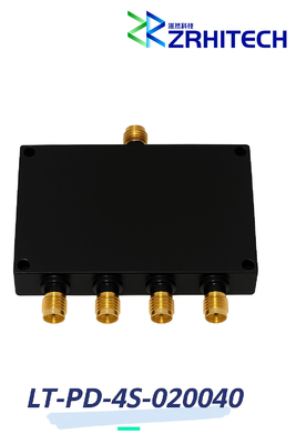 2.0 to 4.0 GHz 30 Watt LT-PD Series 4-Way Power Divider