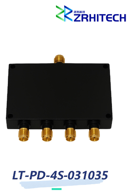 3.1 to 3.5 GHz 40 Watt LT-PD Series 4-Way Power Divider