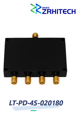 2 to 18 GHz 20 Watt LT-PD Series 4-Way Power Divider