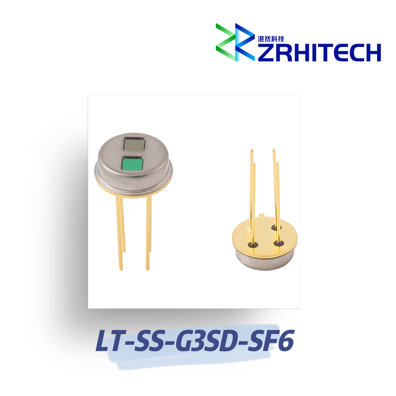 High Infrared Response Rate SF6 Gas Sensor with Silver Material and Temperature Range