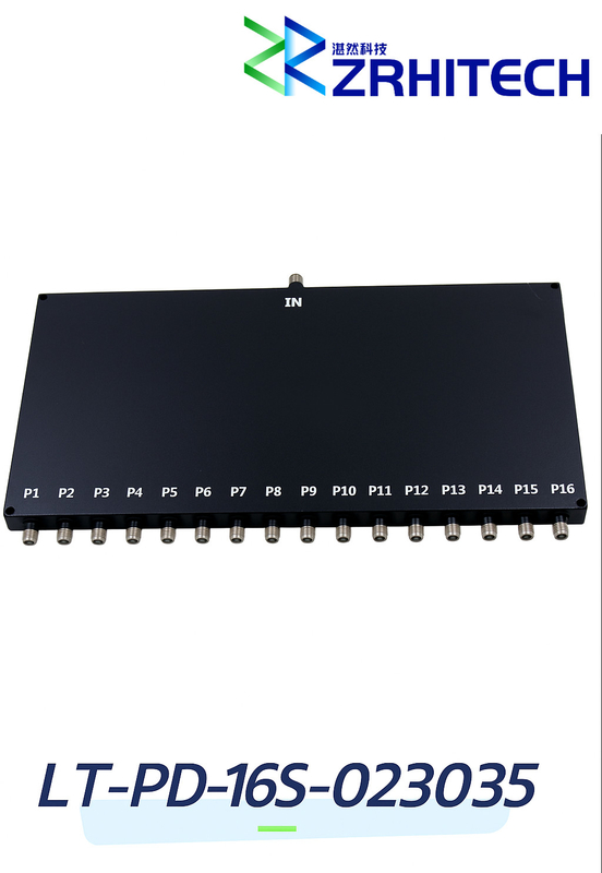 2.3 to 3.5 GHz 30 Watt LT-PD Series 16-way Power Divider