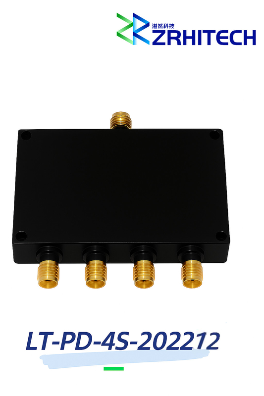 20.2 to 21.2 GHz 20 Watt LT-PD Series 4-Way Power Divider