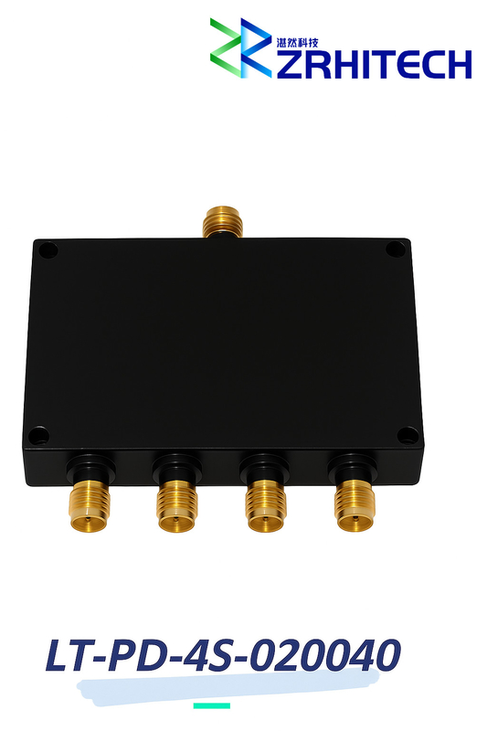 2.0 to 4.0 GHz 30 Watt LT-PD Series 4-Way Power Divider