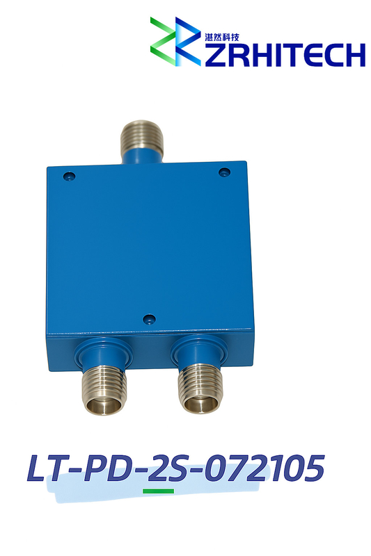 7.2 to 10.51 GHz 20 Watt LT-PD Series 2-Way Power Divider