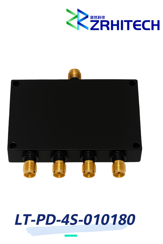 1.0 to 18 GHz 20 Watt LT-PD Series 4-Way Power Divider