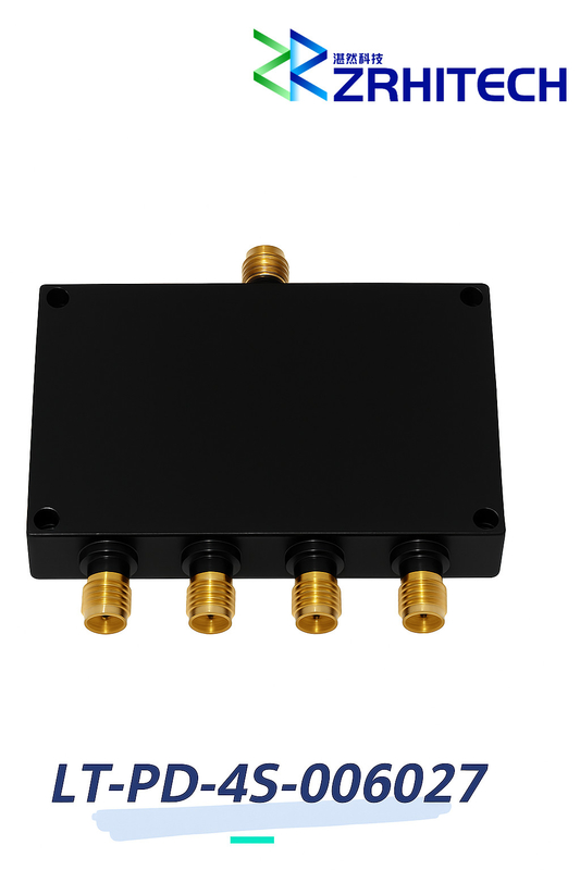0.6 to 2.7 GHz 10 Watt LT-PD Series 4-Way Power Divider