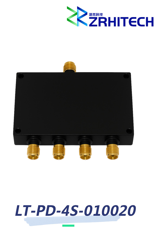 1 to 2 GHz 20 Watt LT-PD Series 4-Way Power Divider