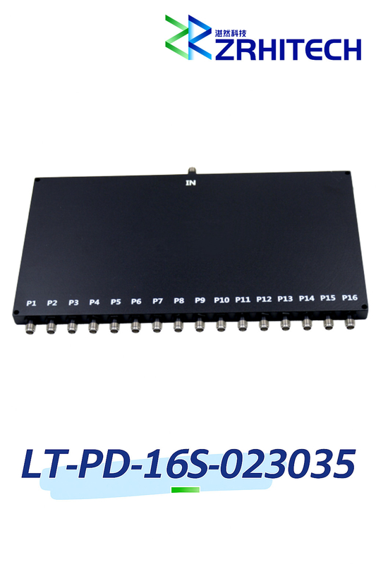 2.3 to 3.5 GHz 30 Watt LT-PD Series 16-Way Power Divider