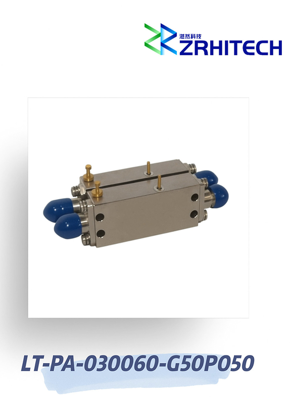3 to 6 GHz 50dBm Power Amplifier with 50 dB Small Signal Gain