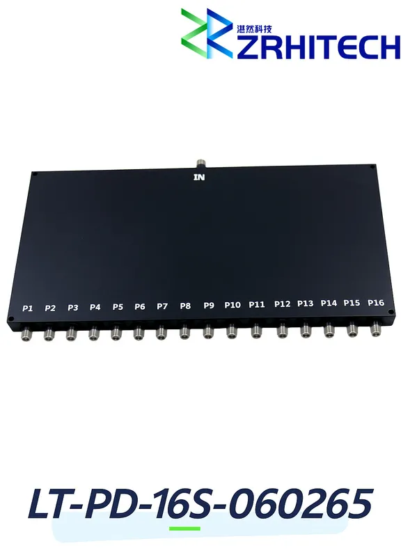6 to 26.5 GHz 20 Watt LT-PD Series 16-Way Power Divider 