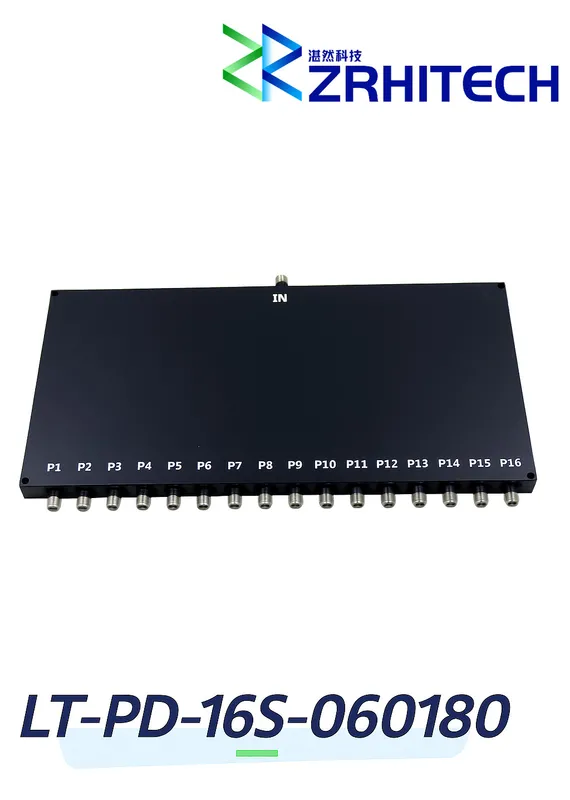 6 to 18 GHz 20 Watt LT-PD Series 16-Way Power Divider 