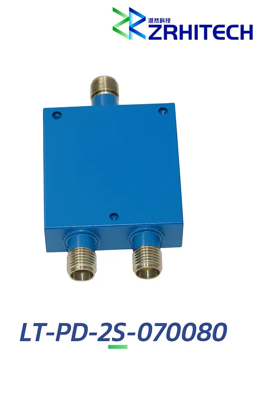 7 to 8 GHz 10 Watt LT-PD Series 2-Way Power Divider 