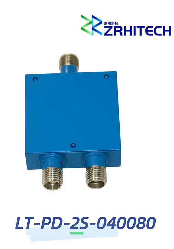 4 to 8 GHz 20 Watt LT-PD Series 2-Way Power Divider 