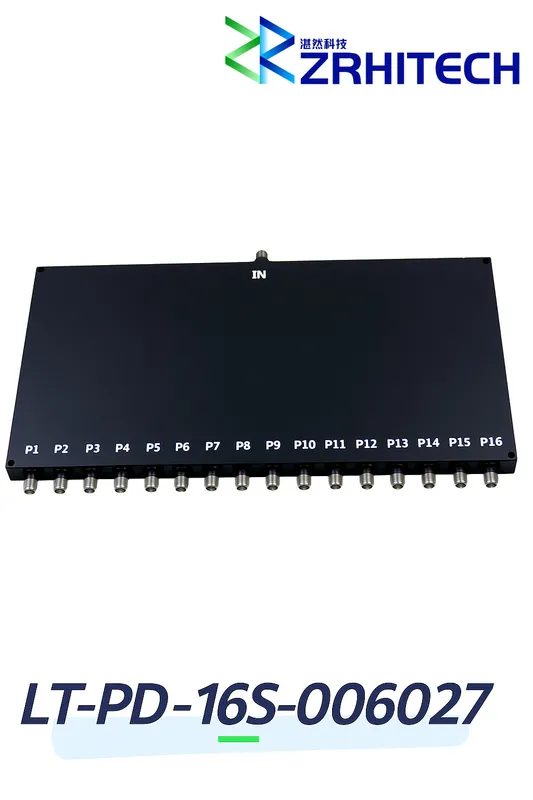 Good price 0.6 to 2.7 GHz 10 Watt LT-PD Series 16-Way Power Divider online
