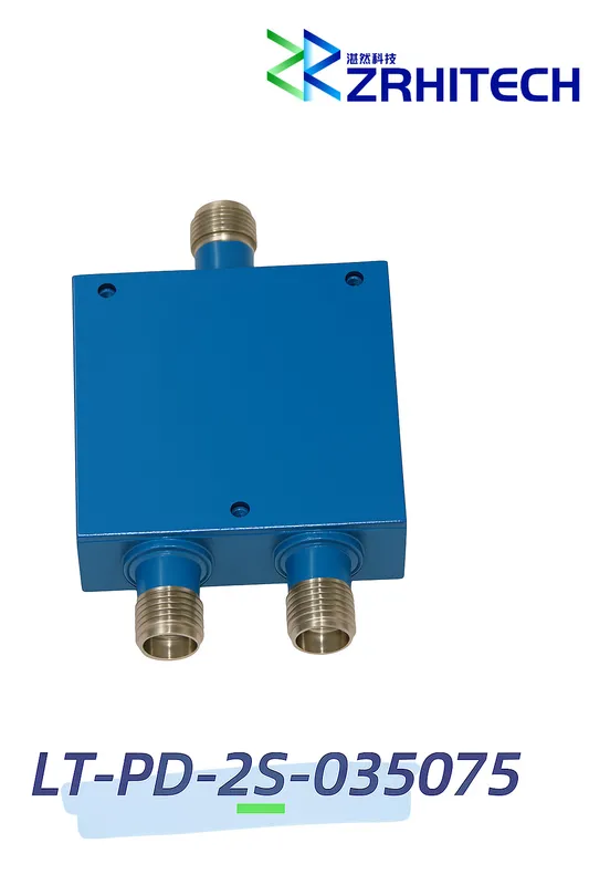 3.5 to 7.5 GHz 20 Watt LT-PD Series 2-Way Power Divider 
