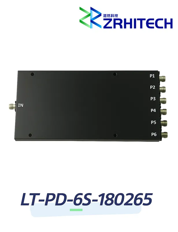 18.0 to 26.5 GHz 20 Watt LT-PD Series 6-Way Power Divider 