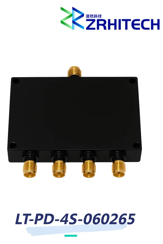 6 to 26.5 GHz 20 Watt LT-PD Series 4-Way Power Divider 