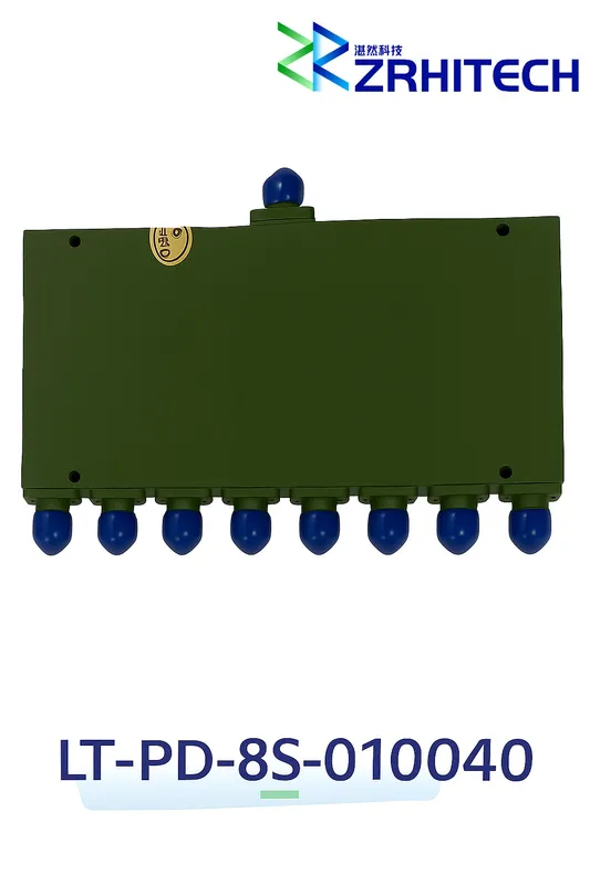 1.0 to 4.0 GHz 20 Watt LT-PD Series 8-Way Power Divider 
