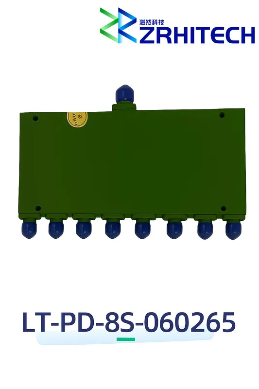 6 to 26.5 GHz 20 Watt LT-PD Series 8-Way Power Divider 