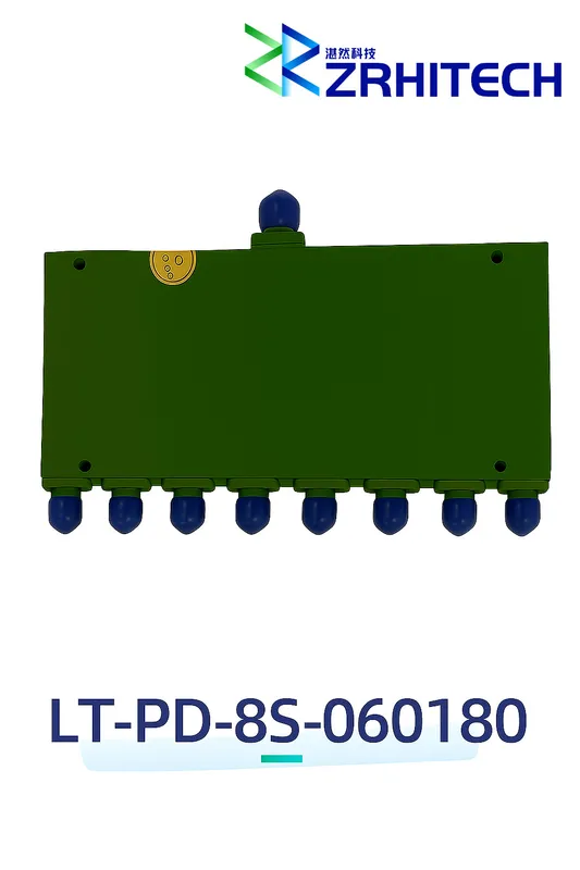 6 to 18 GHz 20 Watt LT-PD Series 8-Way Power Divider 