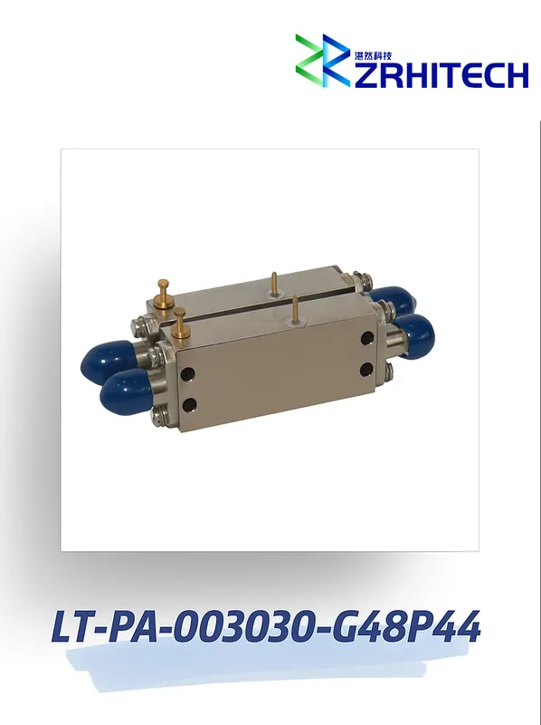 0.3 to 3 GHz 44 dBm Power Amplifier with 48 dB Small Signal Gain 