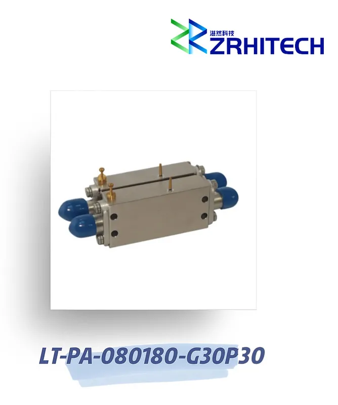 Good price 8 To 18 GHz 30dBm Power Amplifier with 30dB Small Signal Gain online