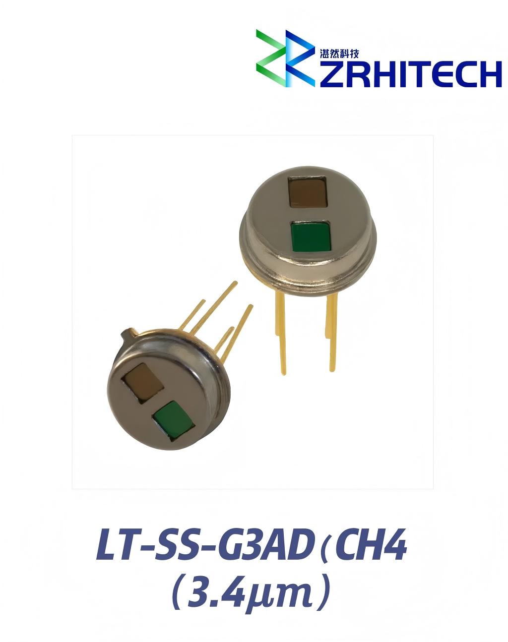 Good price NDIR CH4(3.4μm) Gas Sensor With High Infrared Response Rate online