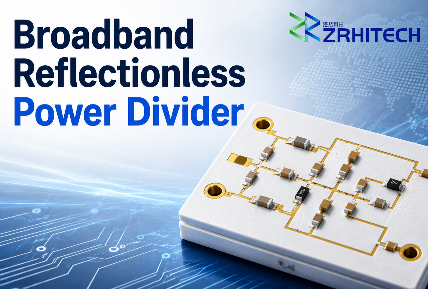 Broadband Reflectionless Power Divider Based on LTCC: Design, Simulation and Application