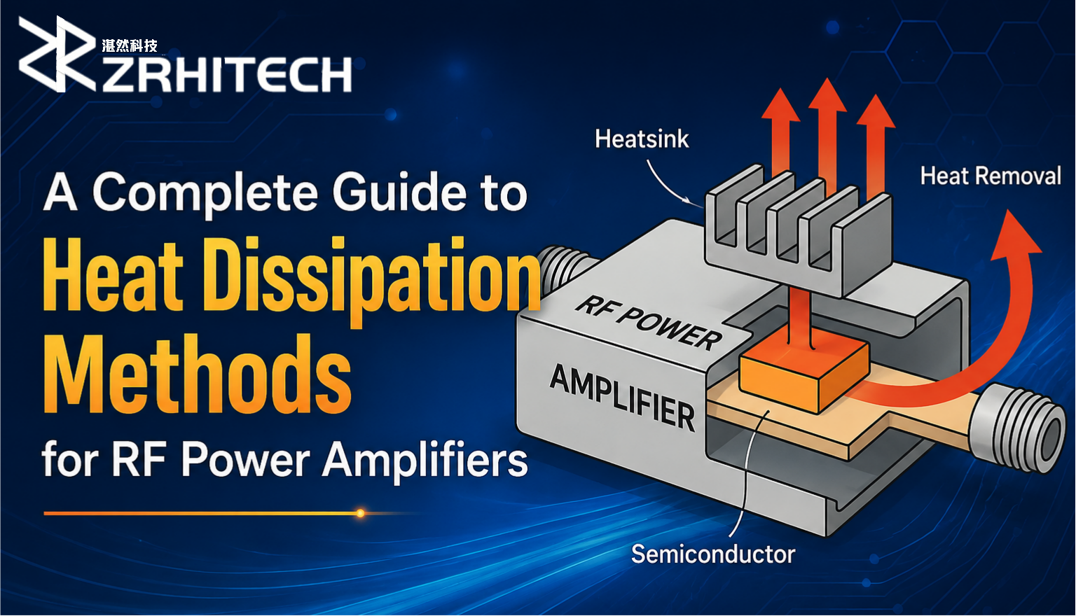 A Complete Guide to Heat Dissipation Methods for RF Power Amplifiers