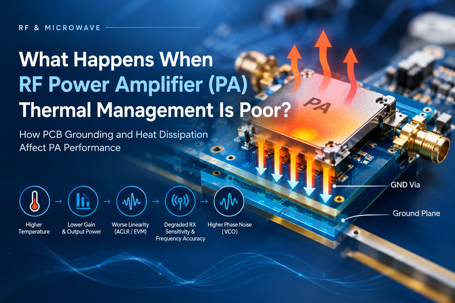 Latest company blogs about How Poor Thermal Management Affects RF Power Amplifier (PA) Performance