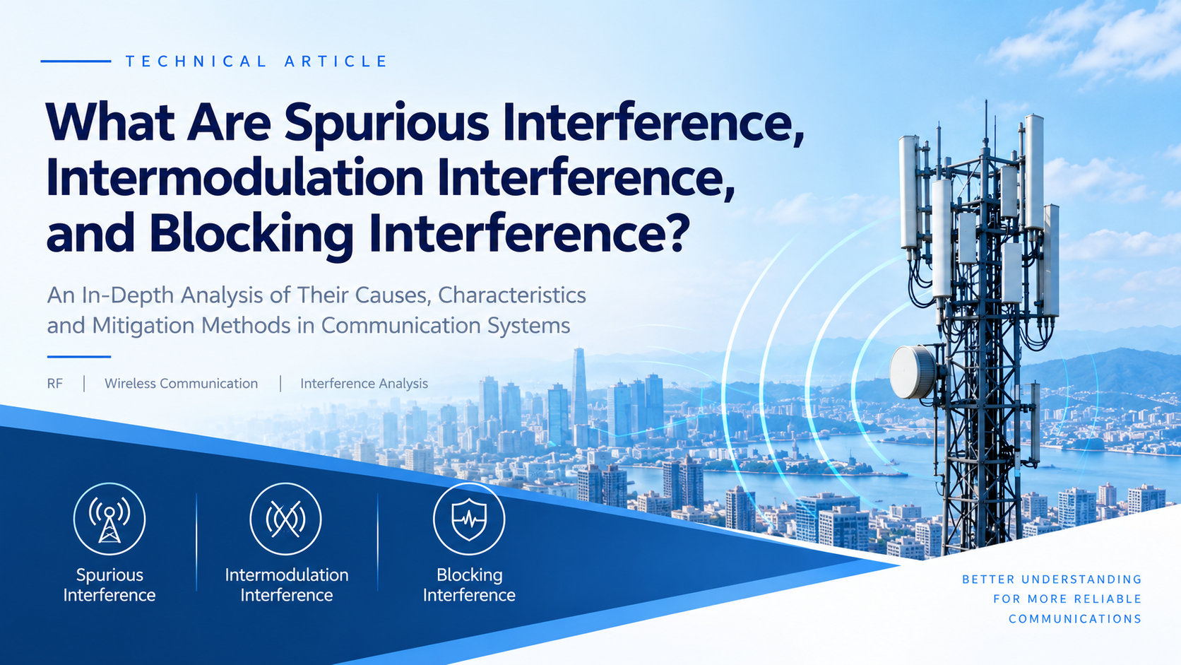 Latest company blogs about What Are Spurious Interference, Intermodulation Interference, and Blocking Interference?